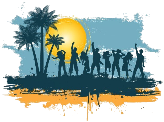 Summertime Party Background